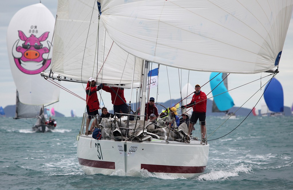 Martin Power’s Bacardi approaching Pine Island - Audi Hamilton Island Race Week © Crosbie Lorimer http://www.crosbielorimer.com