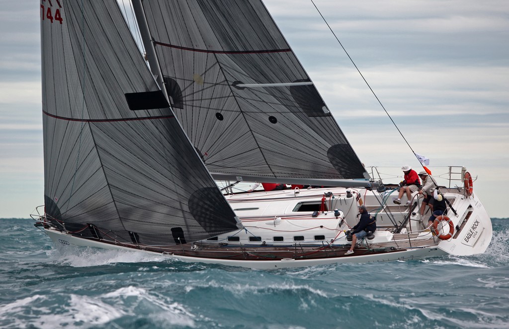 Ross Wilson’s Eagle Rocks bears away around Dent Island - Audi Hamilton Island Race Week 2010 © Crosbie Lorimer http://www.crosbielorimer.com