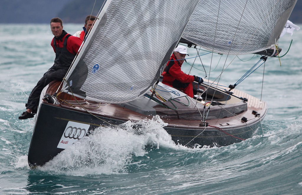 Michael Spies drives Roland Dane’s immaculate Jessandra around the south of Dent Island - Audi Hamilton Island Race Week 2010 © Crosbie Lorimer http://www.crosbielorimer.com