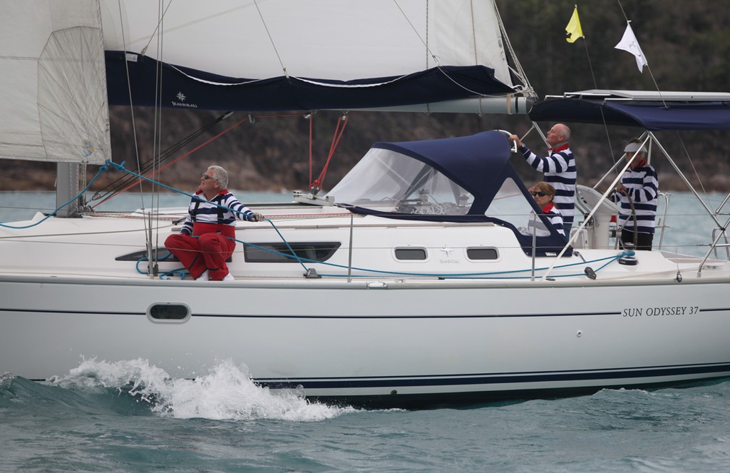 All concentration on Julie McGugan’s Goondiwindi - Audi Hamilton Island Race Week 2010 © Crosbie Lorimer http://www.crosbielorimer.com