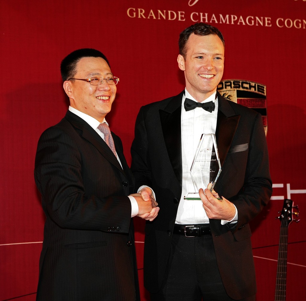 1st Asian Marine & Boating Awards, China International Boat Show 2010. Best Designer (of a yacht in Asia) went to Mark Mills, and the award was collected by John Lynam, Irish Consul-General. © AMBA/CIBS 2010