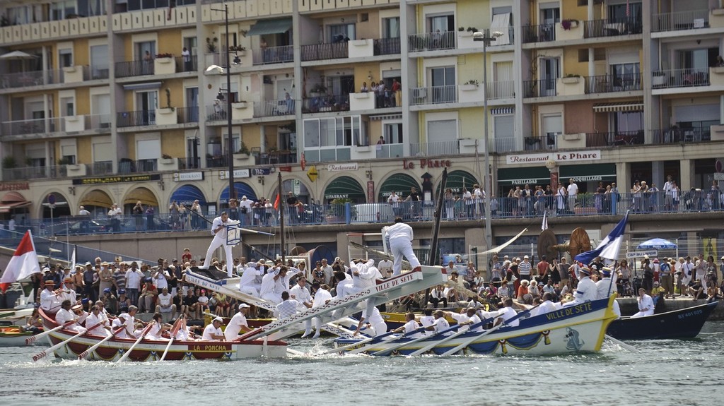 Escale a Séte, local traditional event, images the taken during the Extreme Sailing Series in Séte May 2010 in France © Juerg Kaufmann go4image.com http://www.go4image.com