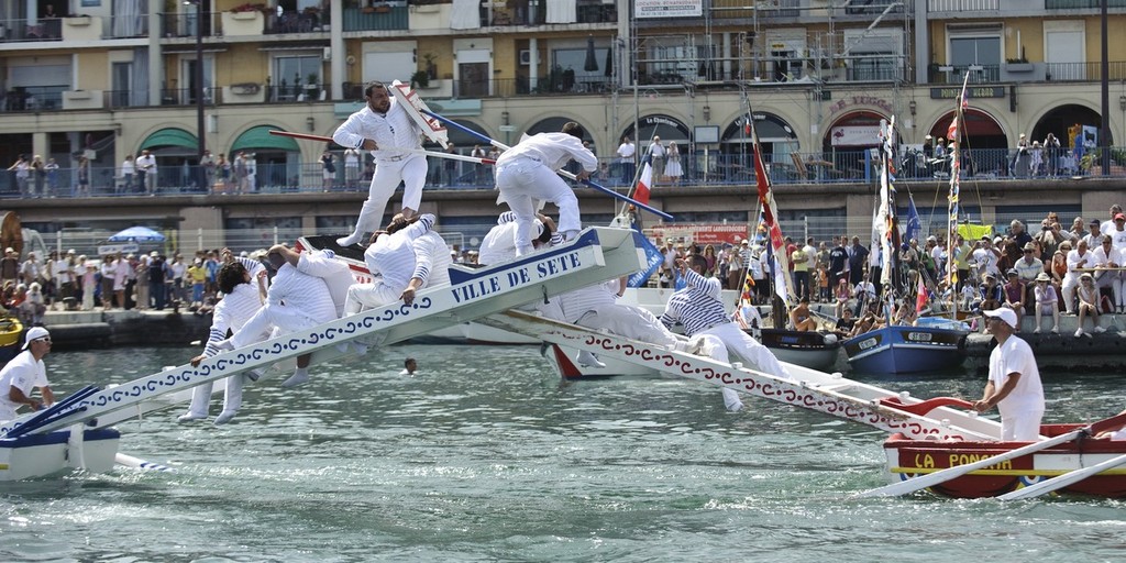 Escale a Séte, local traditional event, images the taken during the Extreme Sailing Series in Séte May 2010 in France photo copyright Juerg Kaufmann go4image.com http://www.go4image.com taken at  and featuring the  class