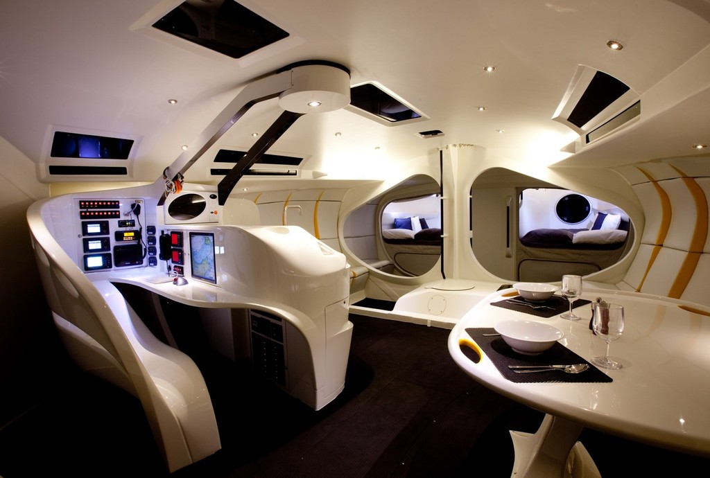 Interior aboard the JP 54 high performance cruiser from Absolute Dreamer © Ivor Wilkins/Offshore Images http://www.offshoreimages.com/