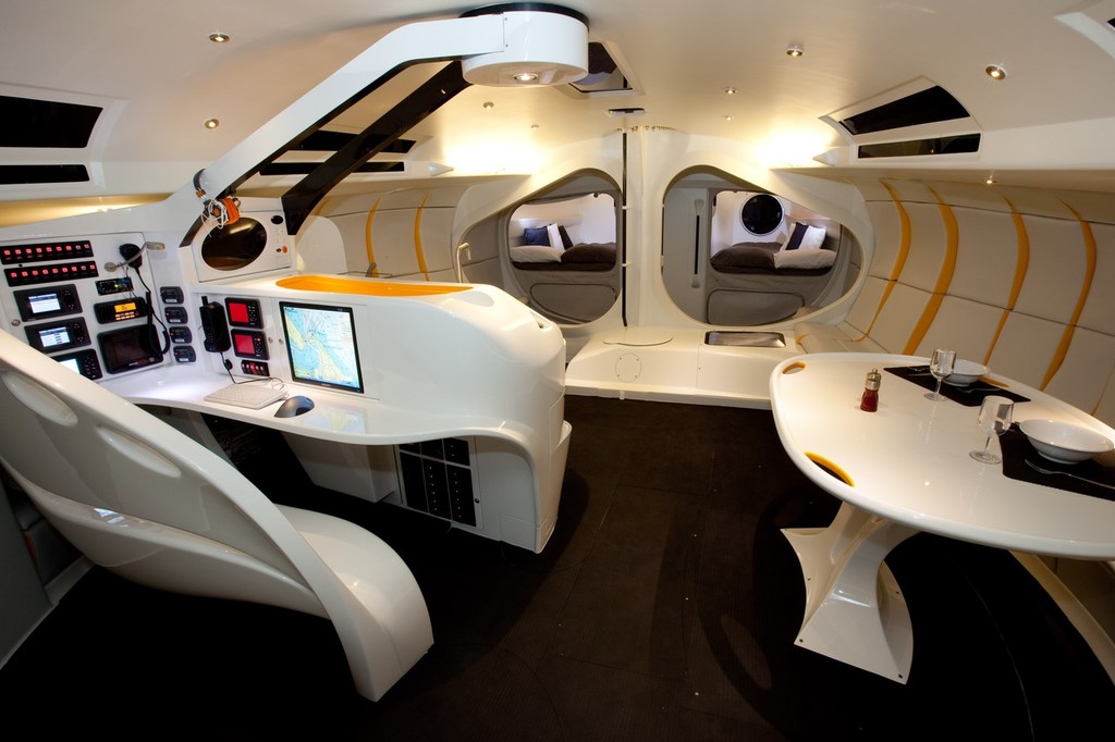 Interior revolving module aboard the JP 54 high performance cruiser from Absolute Dreamer © Ivor Wilkins/Offshore Images http://www.offshoreimages.com/
