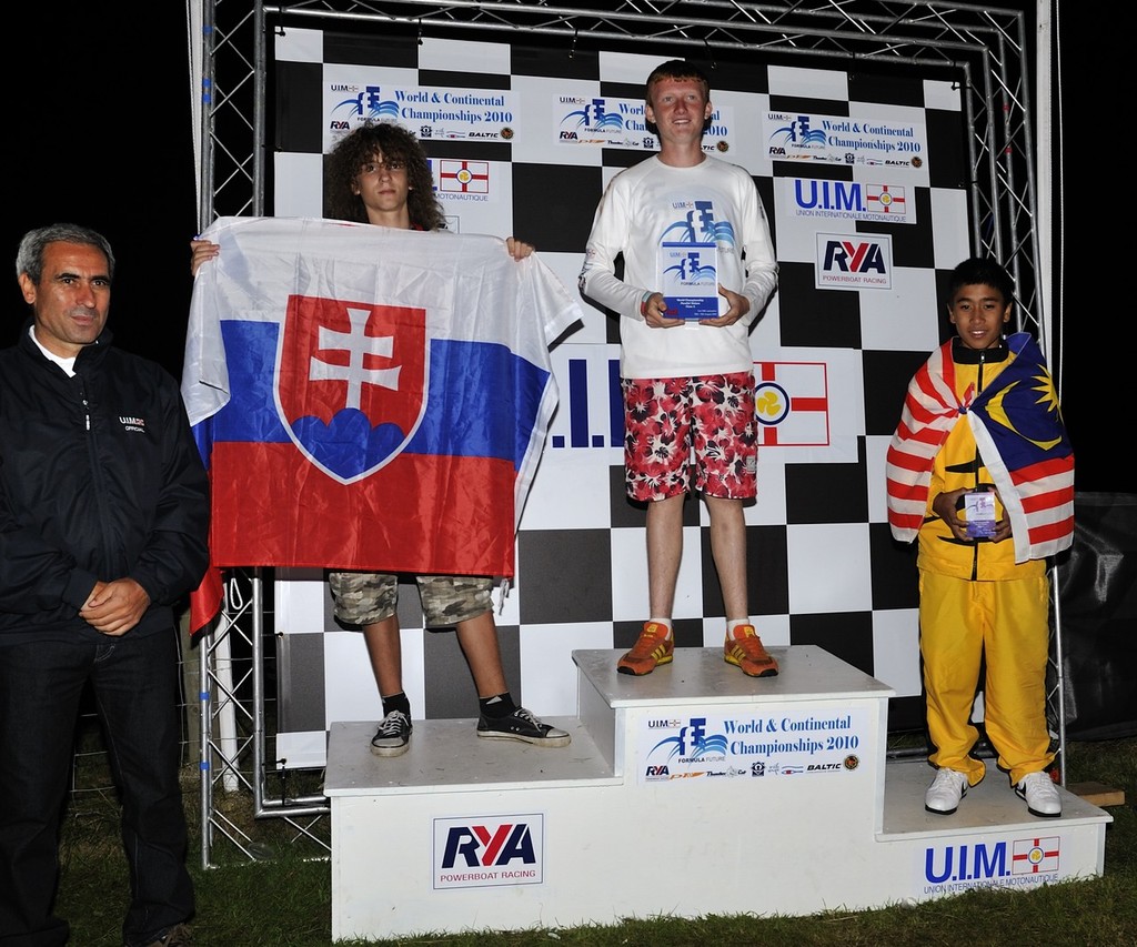 Jordan Muckles podium photo copyright RYA http://www.rya.org.uk taken at  and featuring the  class