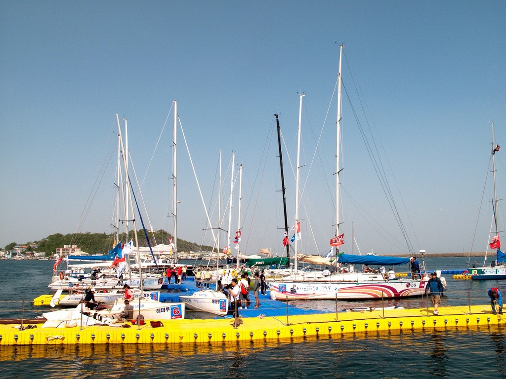 Down on the docks - Korea Cup 2010 © Guy Nowell http://www.guynowell.com