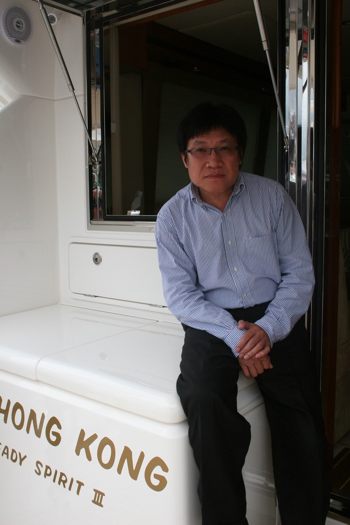 Leo Wong from Kingsway Marine says boating is in his blood. photo copyright Jeni Bone taken at  and featuring the  class