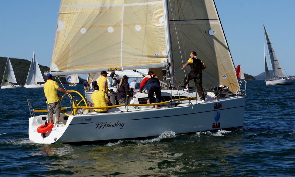 Mainstay. Commodore's Cup Day 3 Sail Port Stephens 2011 photo copyright Sail Port Stephens Event Media taken at  and featuring the  class