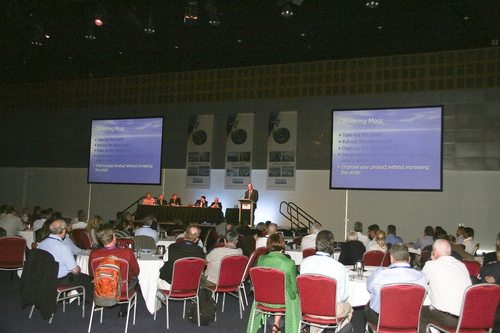 Marinas 2009 Keynote session photo copyright MIAA taken at  and featuring the  class
