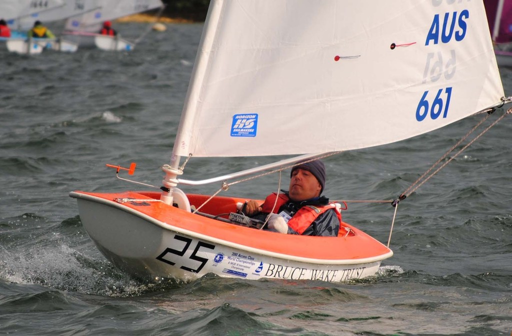 Martin Waller (AUS) leads the Access 2.3 Servo division - Access Class World Championships and SKUD18 International Championships photo copyright IACA taken at  and featuring the  class