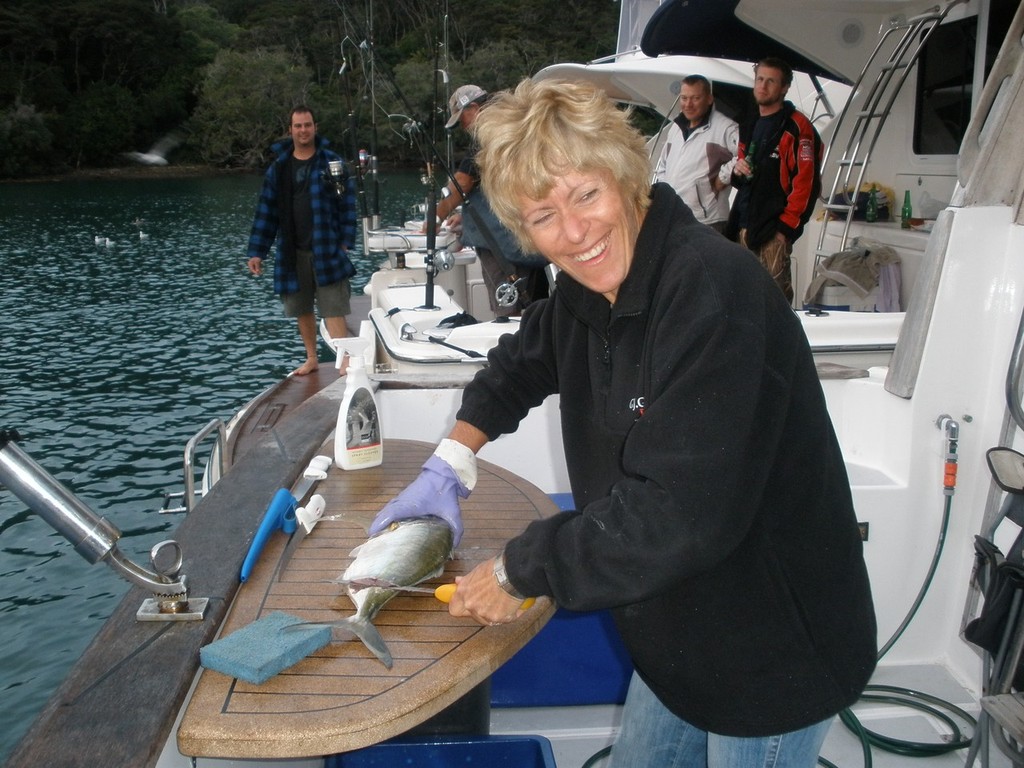Preparing the catch - The Great Barrier Rendezvous photo copyright Paul Shanahan taken at  and featuring the  class