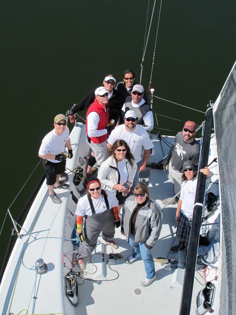 Mauri Pro Sailing - Staff and Sailing Team (at the end of a race) photo copyright Mauri Pro Sailing . http://www.mauriprosailing.com taken at  and featuring the  class