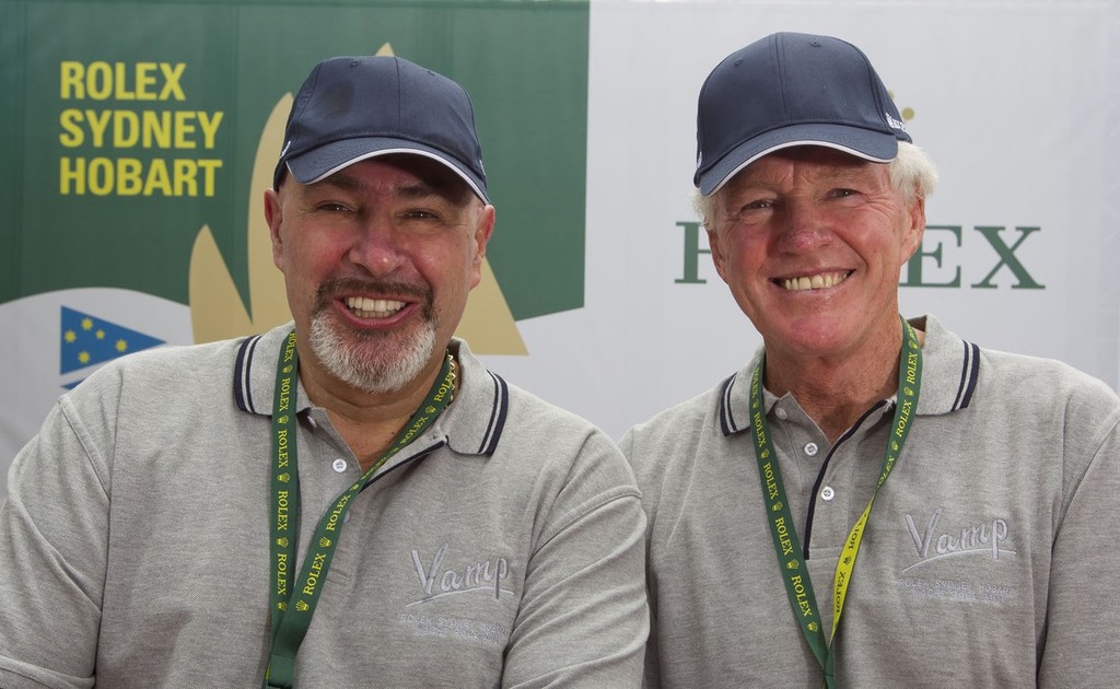 Mikhail Muratov and Roger Hickman, Co-skippers Vamp - Rolex Sydney Hobart Yacht Race photo copyright  Rolex / Carlo Borlenghi http://www.carloborlenghi.net taken at  and featuring the  class