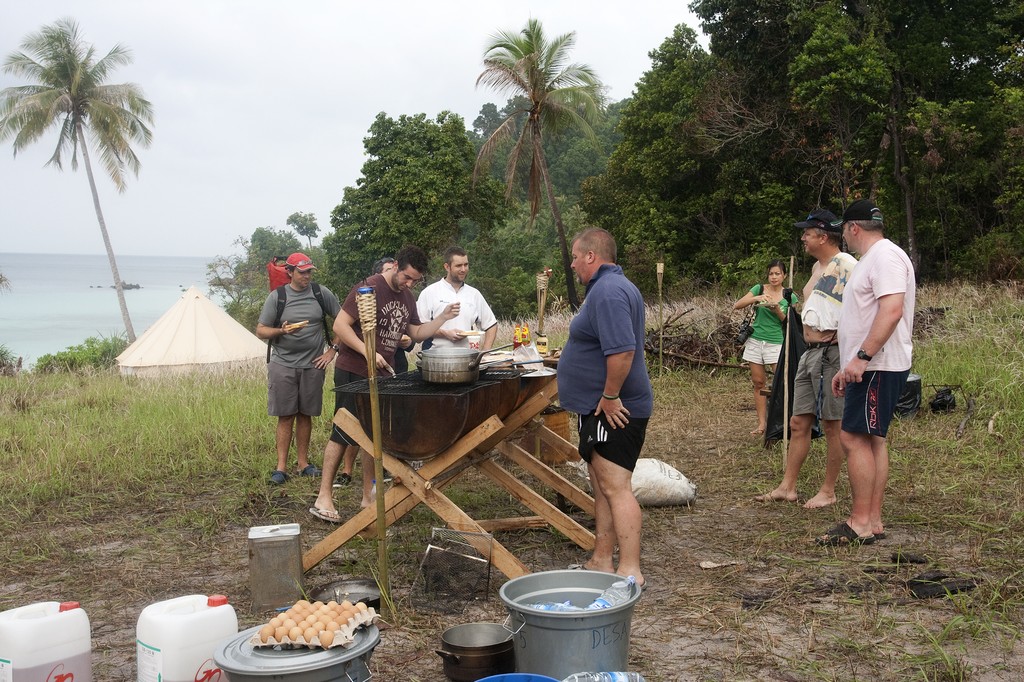 Neptune Regatta 2011. Bacon sarnies, the breakfast of champions. &copy; Guy Nowell http://www.guynowell.com
