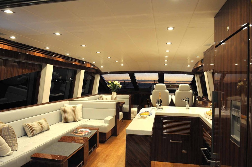 New Ocean Yachts 640 Sports Yacht Saloon photo copyright New Ocean Yachts Keith Hanson www.newoceanyachts.com.au taken at  and featuring the  class