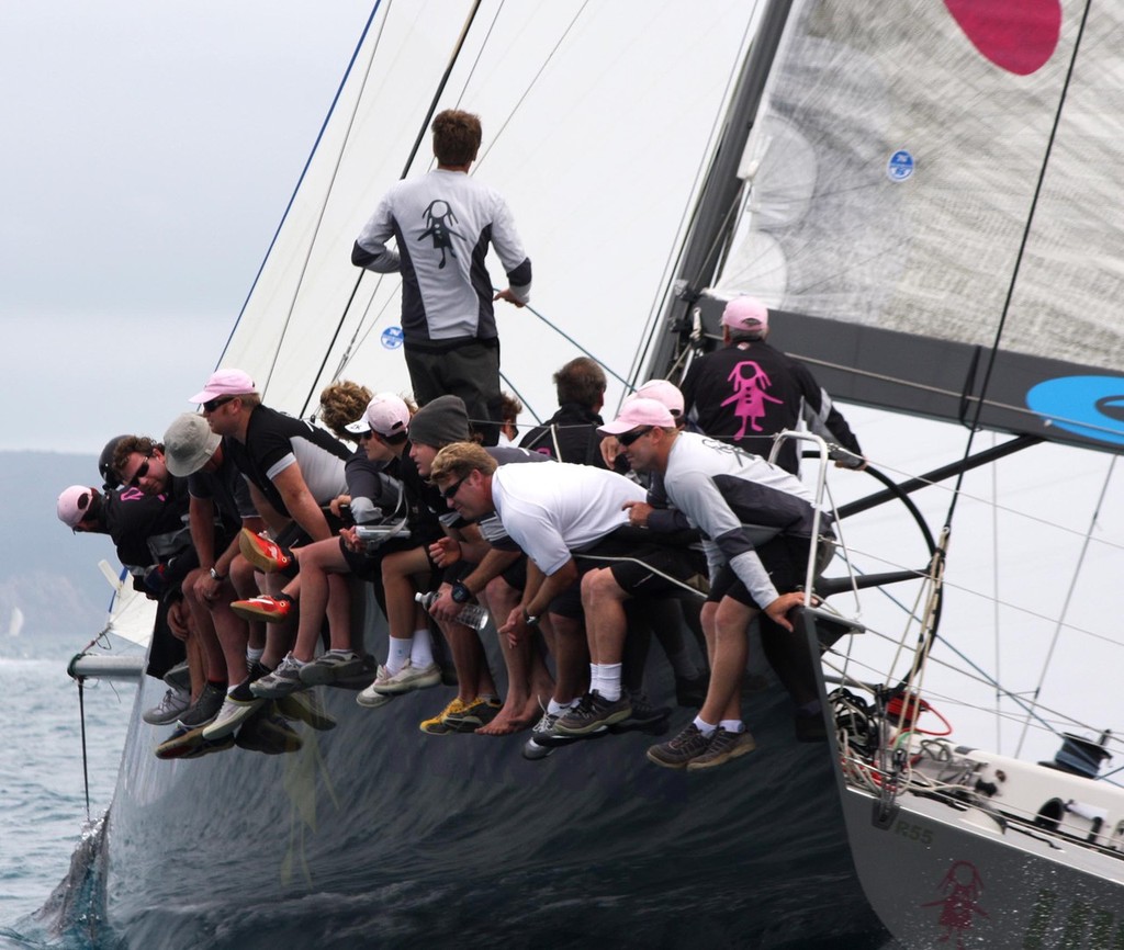On the rail of Living Doll - Audi Hamilton Island Race Week photo copyright Sail-World.com /AUS http://www.sail-world.com taken at  and featuring the  class