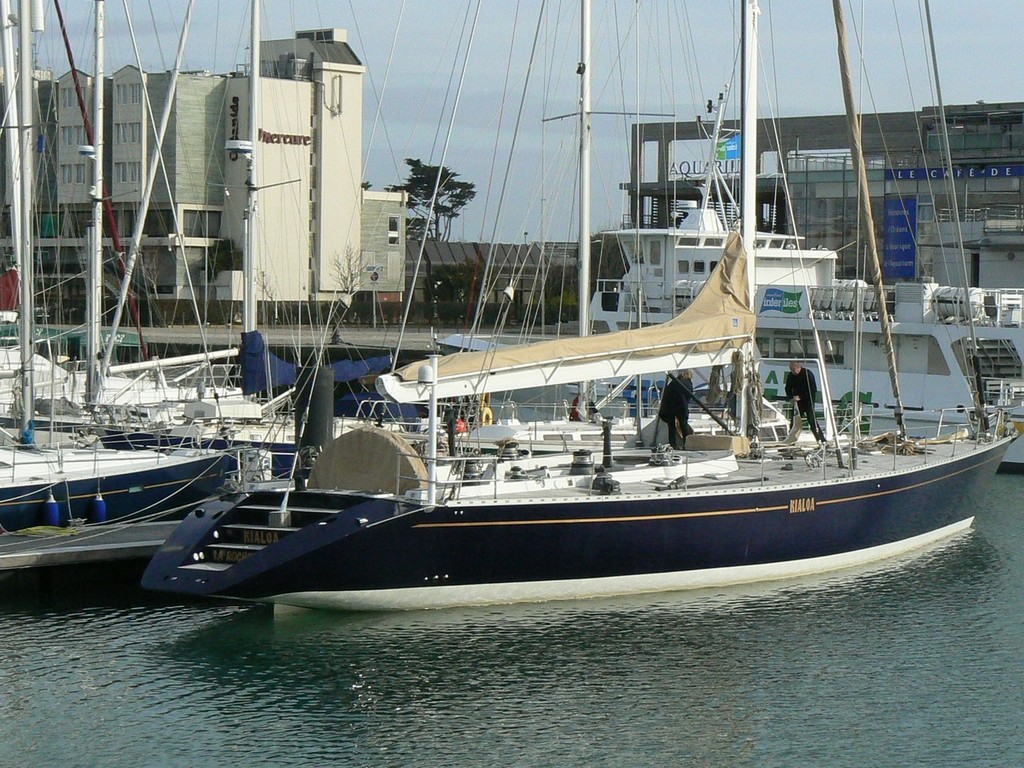 The now 40 year old classic, Kialoa IV lying in La Rochelle, France &copy; Pierre Alain Varreon