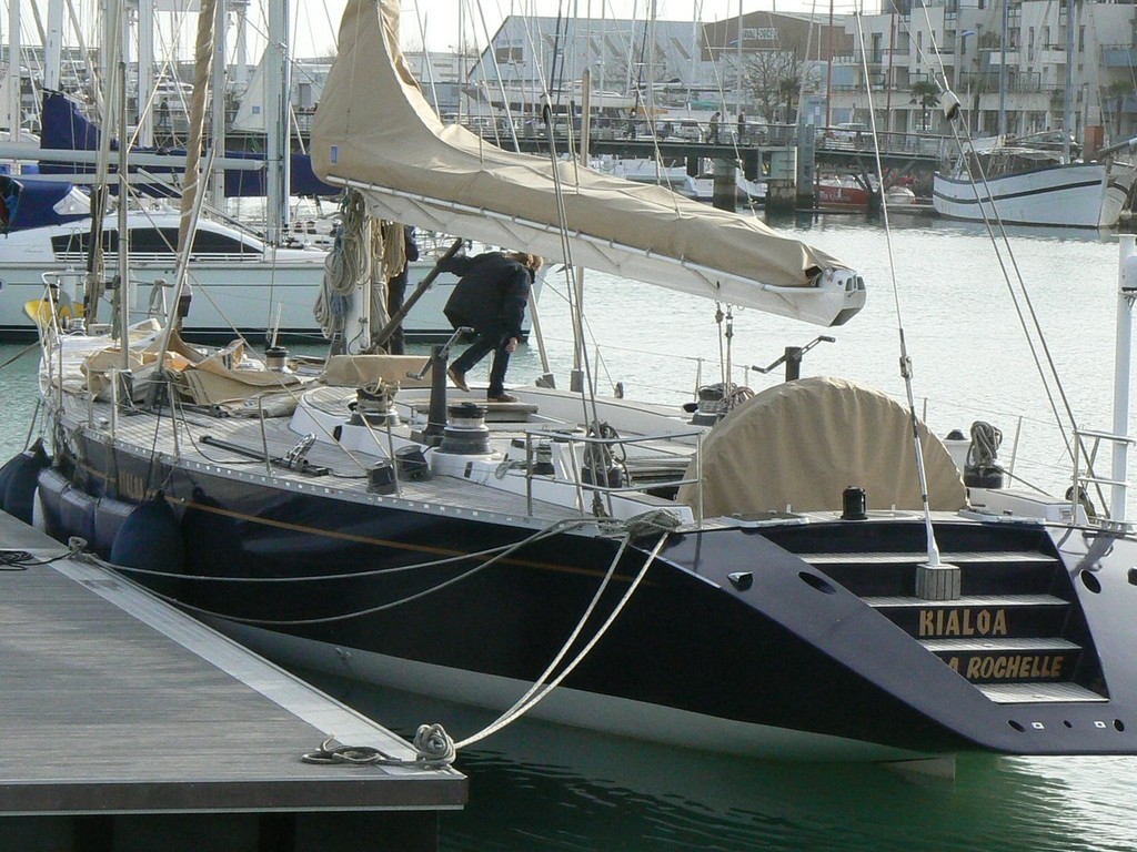 The now 40 year old classic, Kialoa IV lying in La Rochelle, France &copy; Pierre Alain Varreon