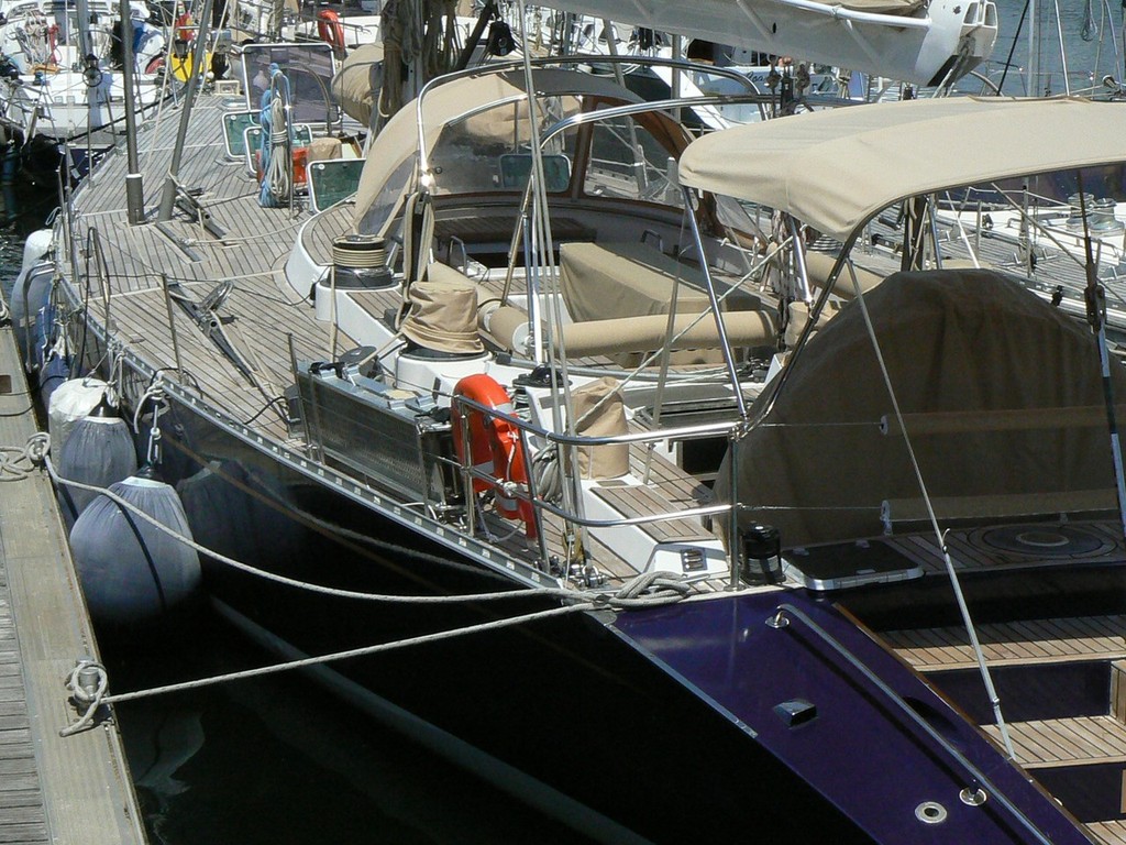 The now 40 year old classic, Kialoa IV lying in La Rochelle, France &copy; Pierre Alain Varreon