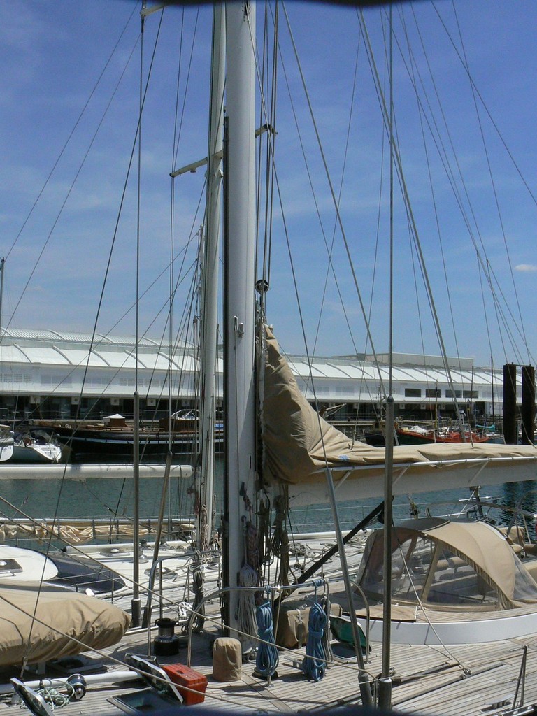 The now 40 year old classic, Kialoa IV lying in La Rochelle, France &copy; Pierre Alain Varreon
