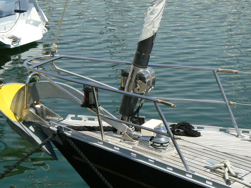 The now 40 year old classic, Kialoa IV lying in La Rochelle, France &copy; Pierre Alain Varreon