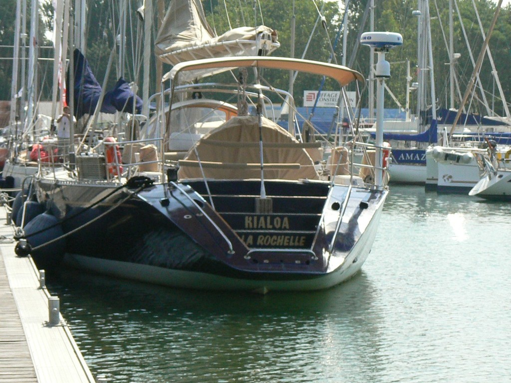 The now 40 year old classic, Kialoa IV lying in La Rochelle, France &copy; Pierre Alain Varreon