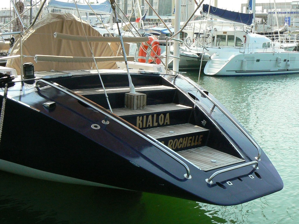 The now 40 year old classic, Kialoa IV lying in La Rochelle, France &copy; Pierre Alain Varreon