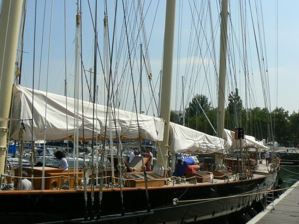 Atlantic being fitted out in la Rochelle, July 2010 © Pierre Alain Varreon