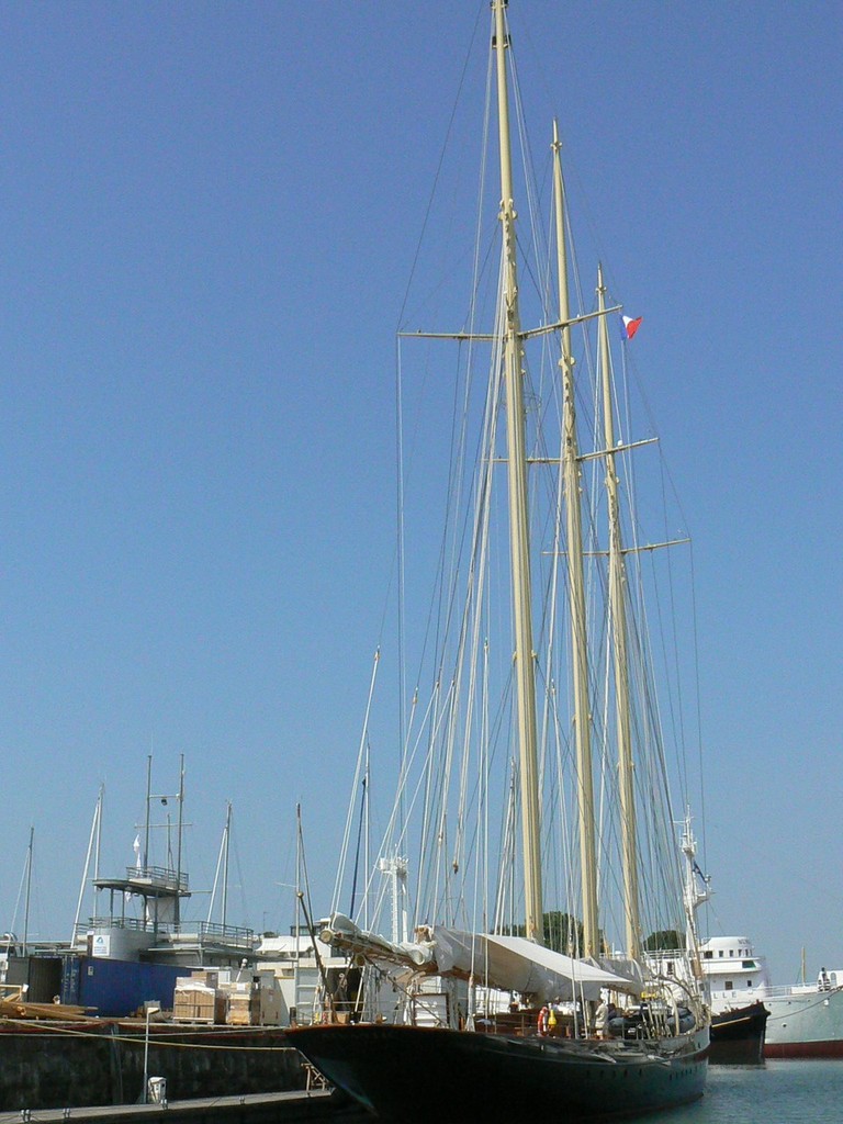 Atlantic being fitted out in la Rochelle, July 2010 © Pierre Alain Varreon