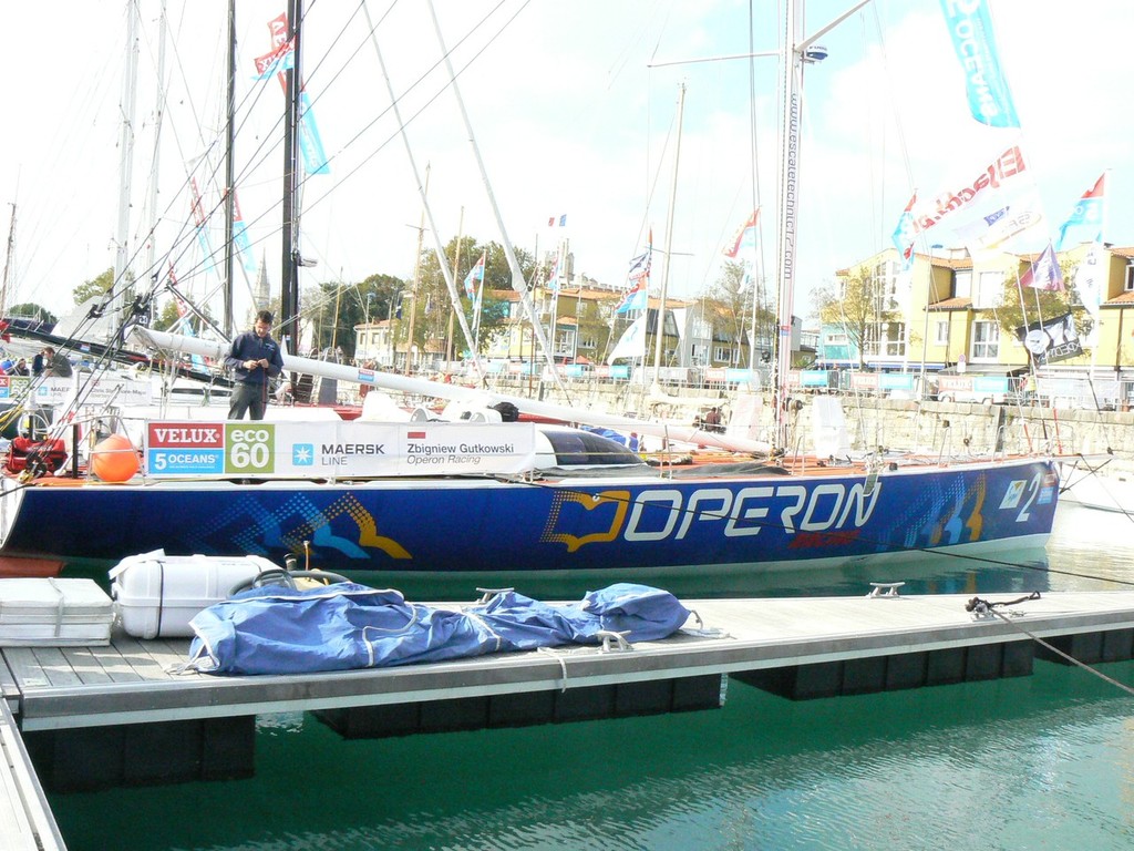 Velux 5 Oceans start, October 2010 © Pierre Alain Varreon