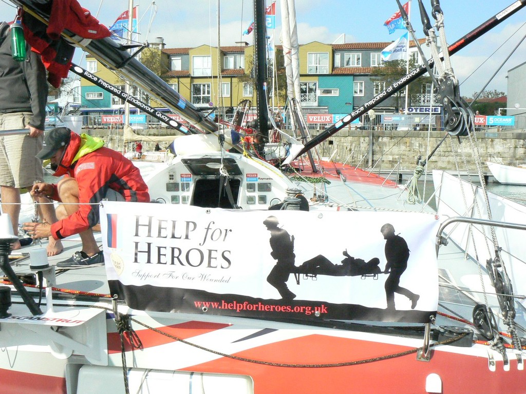 Velux 5 Oceans start, October 2010 © Pierre Alain Varreon