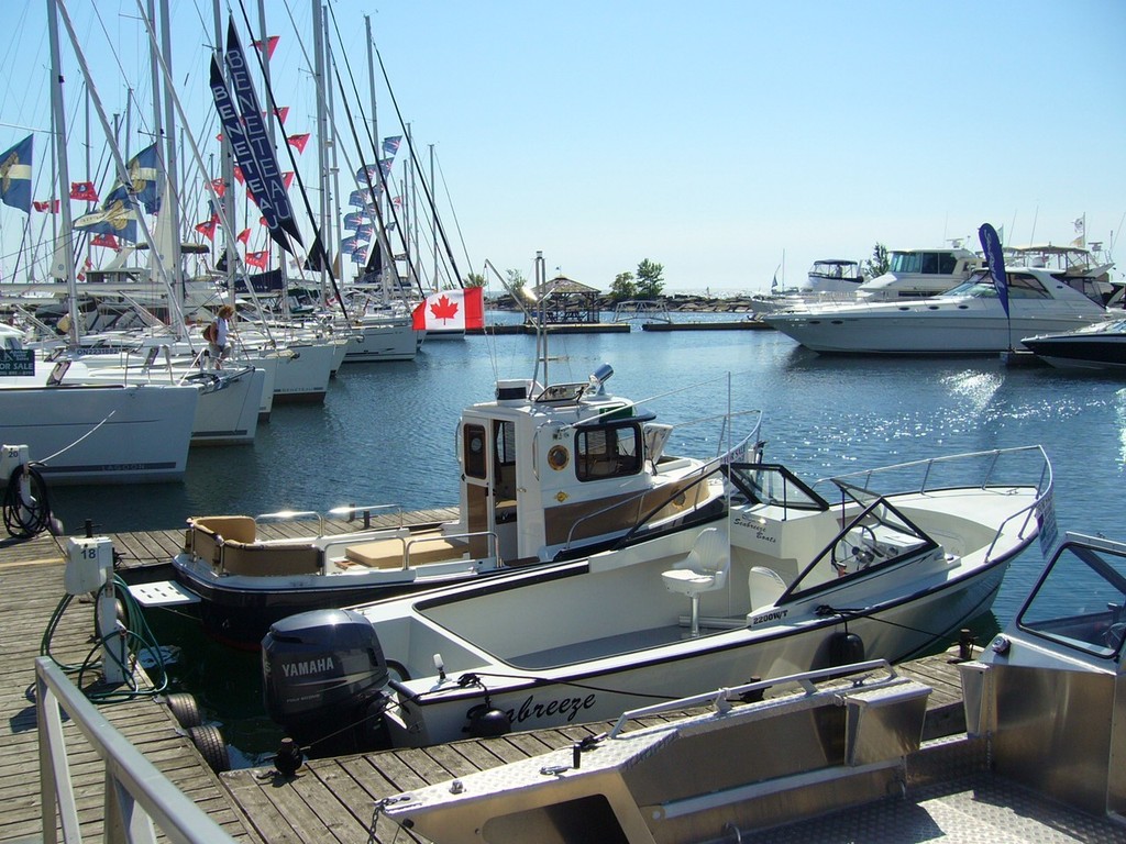 Perfect conditions for the Boat Show - Port Credit Boat Show 2010 © Heather Robertson