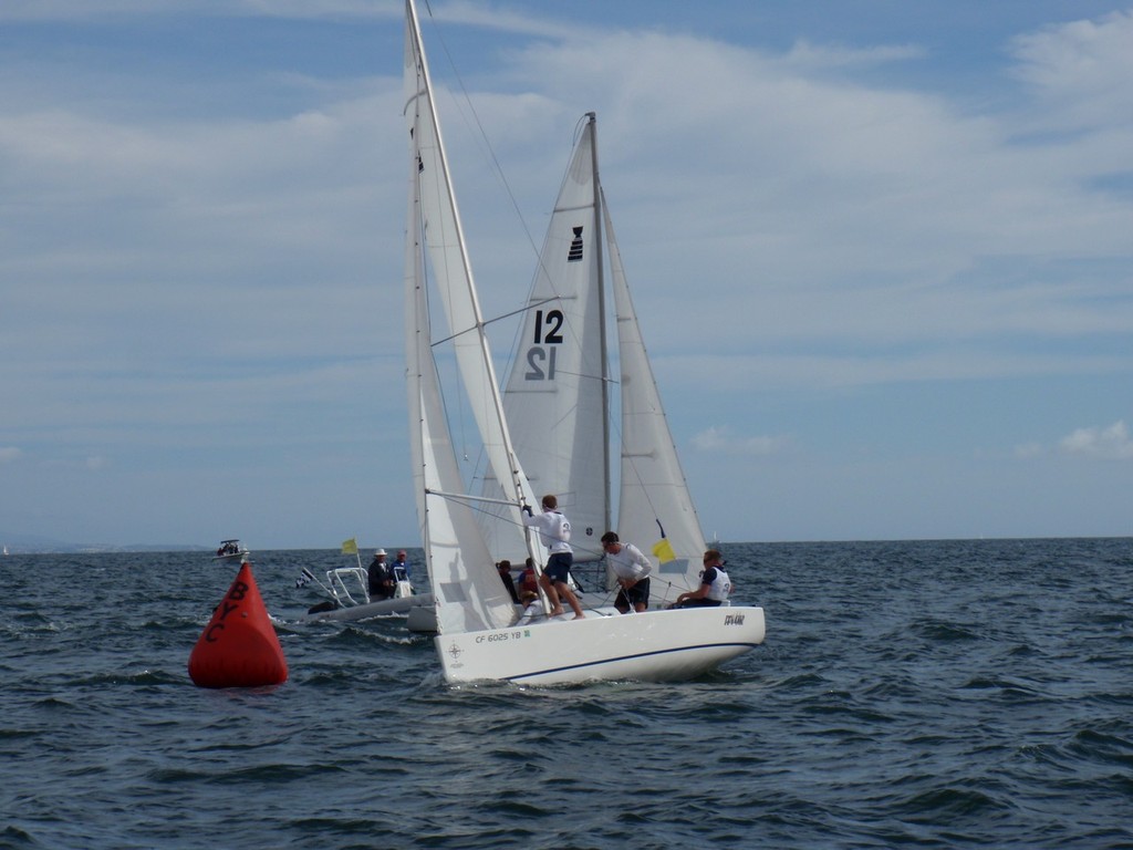 CMA leading USC trailing - PCCSC Match Race Championship 2010 © Danielle M. Richards