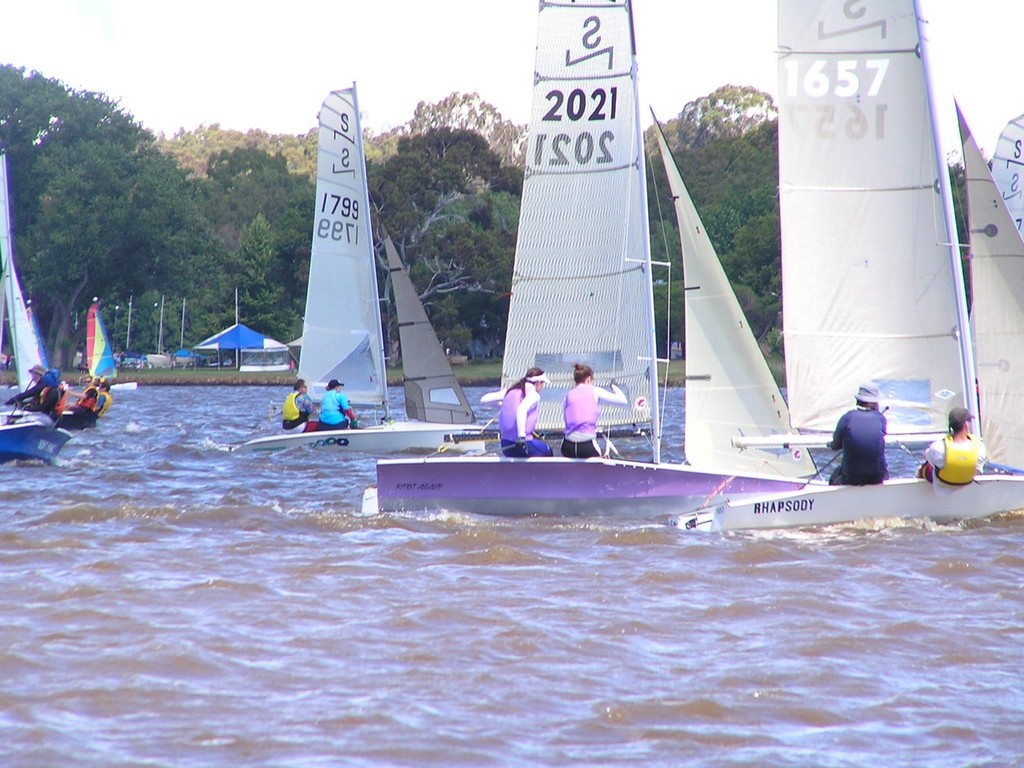 NS14s just after start for heat 1 - The Over the Moon Promotions NS14 Australian Titles © Canberra Media