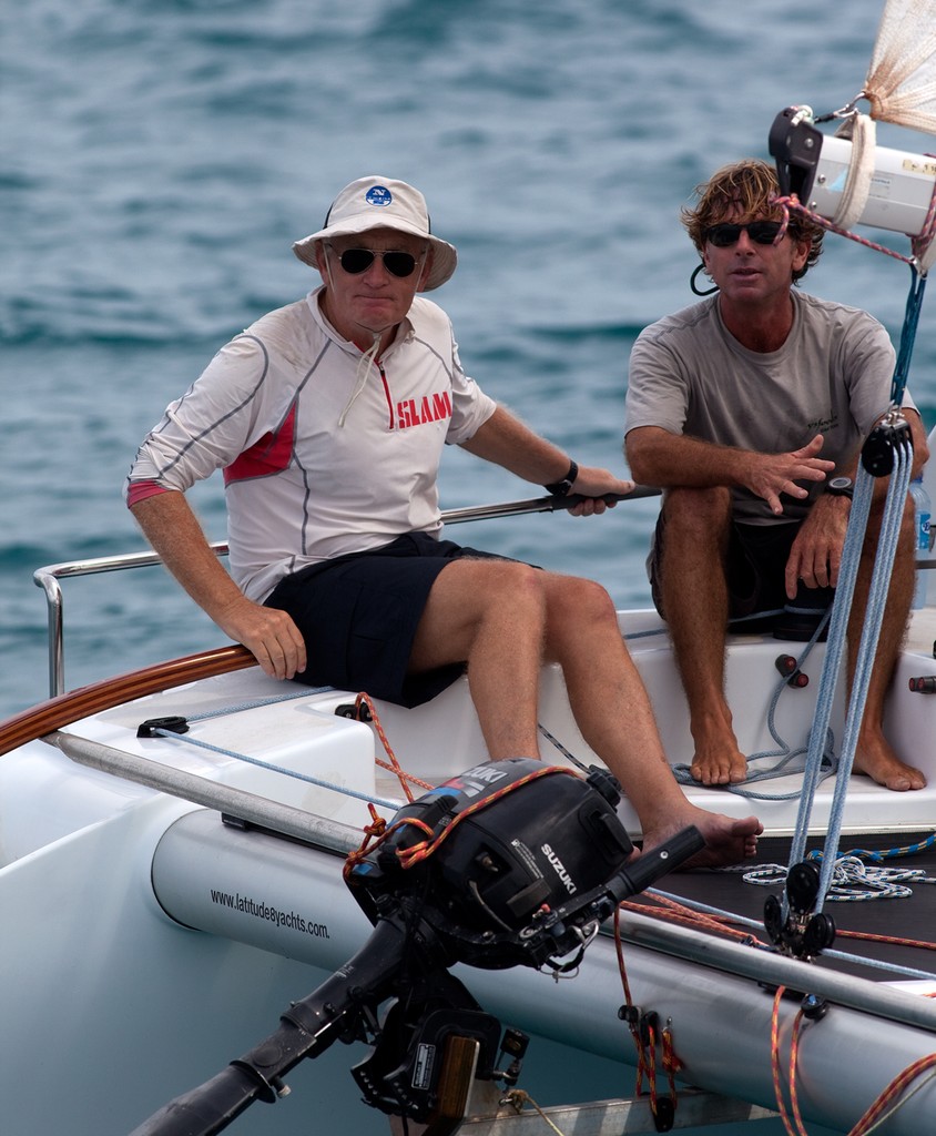Hans Rahmann, owner and skipper of Voodoo, winner of the Firefly 850 class. Phuket King’s Cup 2010. © Guy Nowell http://www.guynowell.com