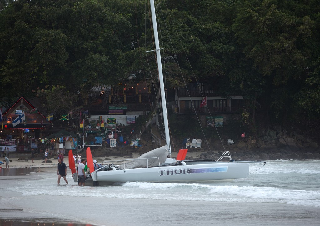 Thor, conveniently located in front of the Ska Bar. Phuket King’s Cup 2010. © Guy Nowell http://www.guynowell.com
