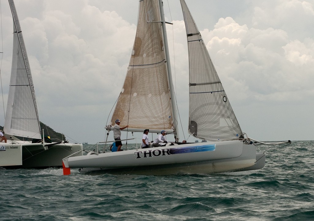 Six Senses Phuket Raceweek 2010 - Escape artist. Thor heard off for another bullet. © Guy Nowell http://www.guynowell.com