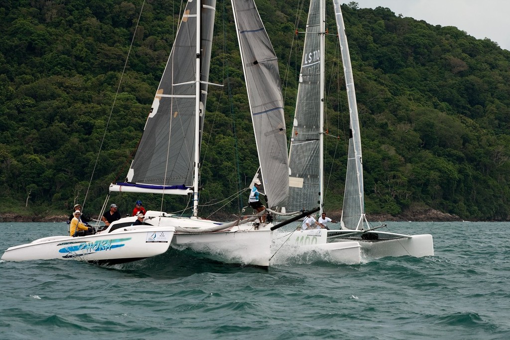 Six Senses Phuket Raceweek 2010 - Zhuka on the start line © Guy Nowell http://www.guynowell.com