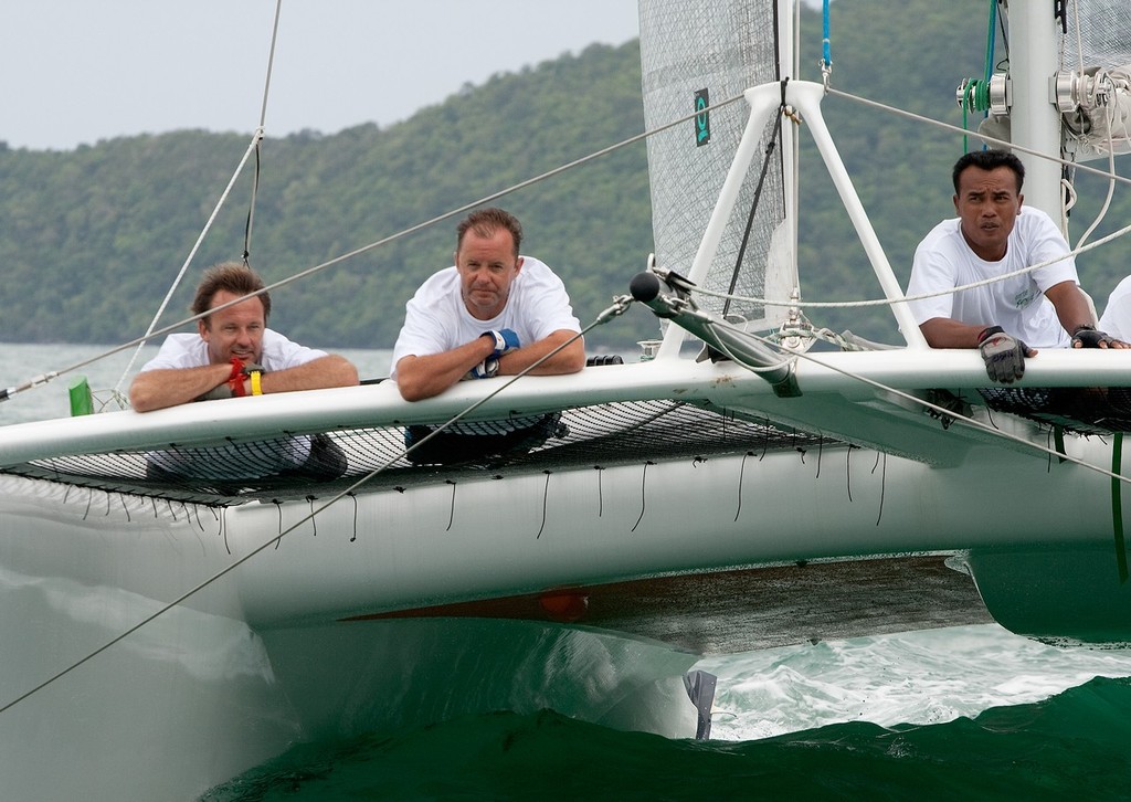 Six Senses Phuket Raceweek 2010 - hard at work on Little Soul. © Guy Nowell http://www.guynowell.com