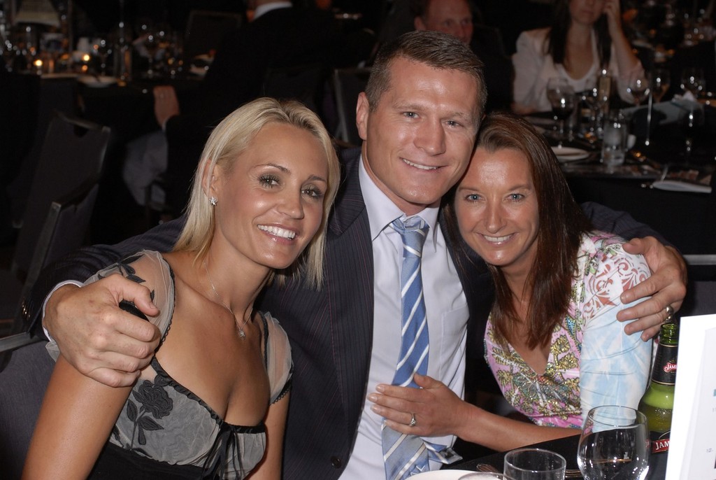 Nina & Danny Green (Crew on Loyal) and Layne Beachley (Crew on Loyal) - Sail with the Stars photo copyright Sail With The Stars taken at  and featuring the  class