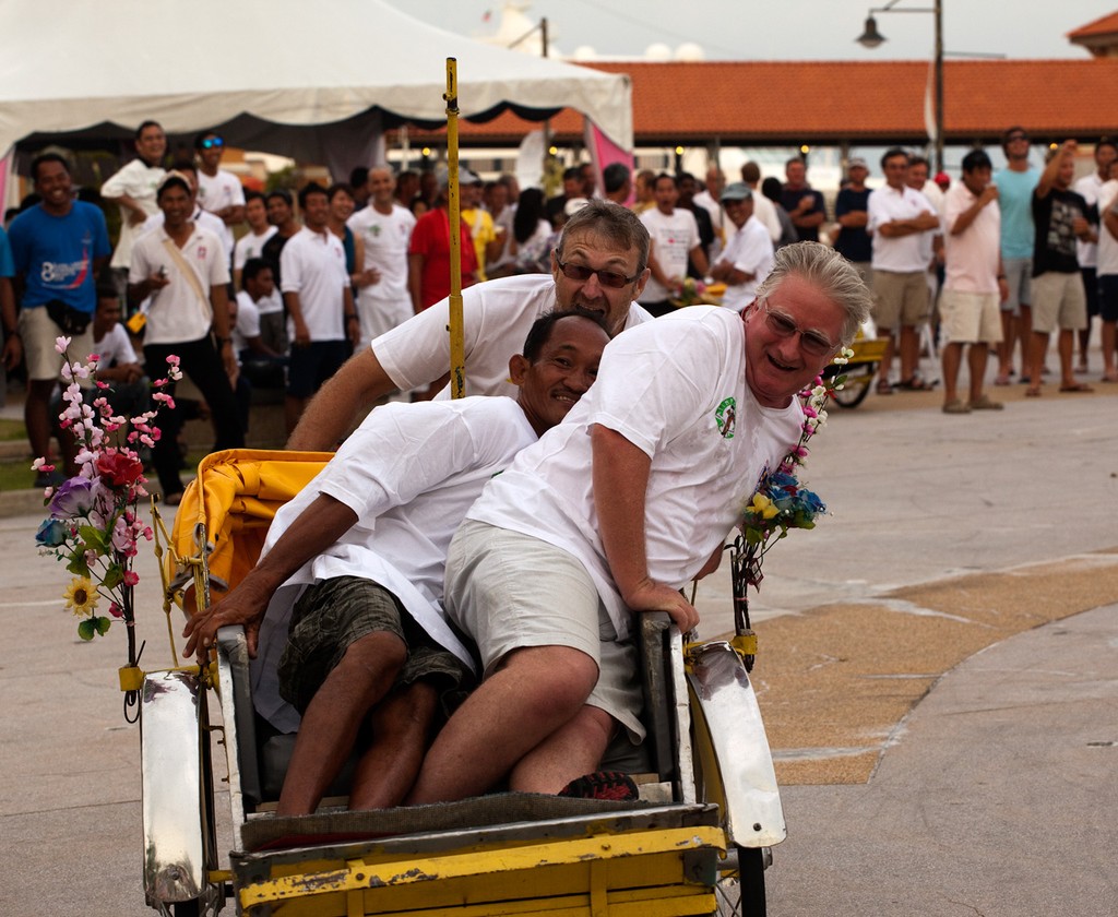 RMSIR_2010 - Penang Trishaw Races. Extra weight gets no allowance under IRC. © Guy Nowell http://www.guynowell.com