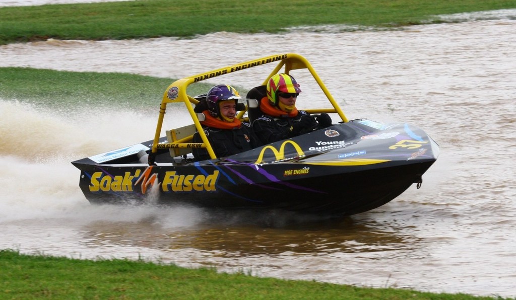 Wagga’s Rodney Krause competing in the 2009 UIM World Championships at Temora in 2009 © Australia Formula Jet Sprint Association http://www.v8superboats.com.au/