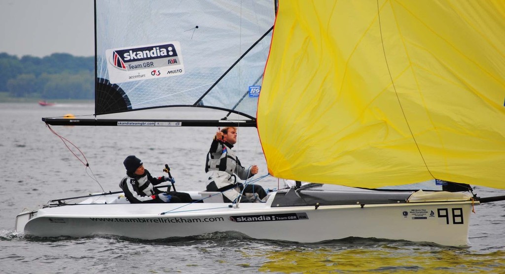 Alexandra Rickham / Niki Birrell (GBR) won all but one race this week in the SKUD 18 International Championship at Rutland photo copyright IACA taken at  and featuring the  class
