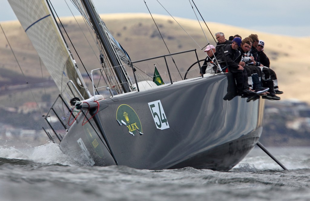 Michael Hiatt’s Living Doll in the Derwent River - Rolex Sydney Hobart Yacht Race 2010 © Crosbie Lorimer http://www.crosbielorimer.com