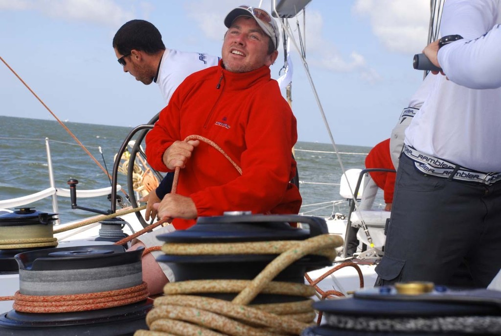 Spike trimming on Rambler - photo © Rick Deppe/PUMA Ocean Racing/Volvo Ocean Race http://www.volvooceanrace.org