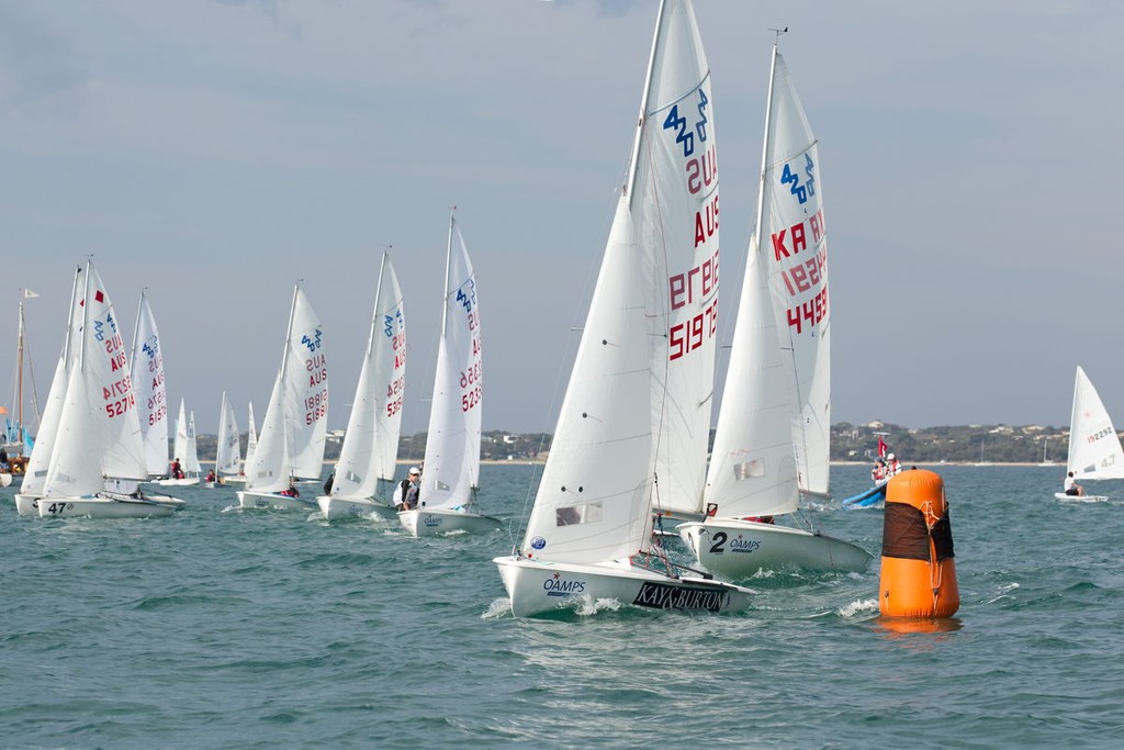 420 Start - 2010 OAMPS Victorian Youth & Junior Regatta © Steb Fisher Photo www.steb.com.au