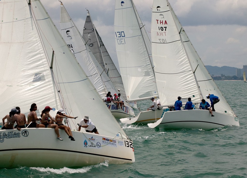Platu start, Top of the Gulf Regatta 2010.  © Guy Nowell http://www.guynowell.com