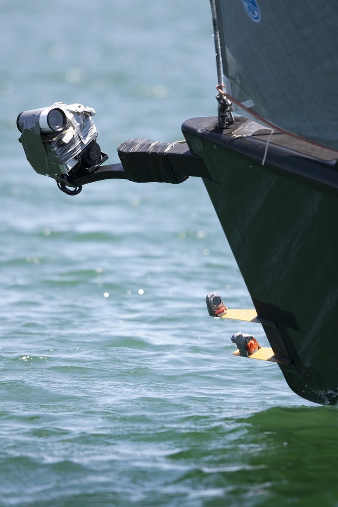 New camera positions have been trialled in Valencia ahead of the 34th America&rsquo;s Cup photo copyright Gilles Martin-Raget http://www.martin-raget.com/ taken at  and featuring the  class