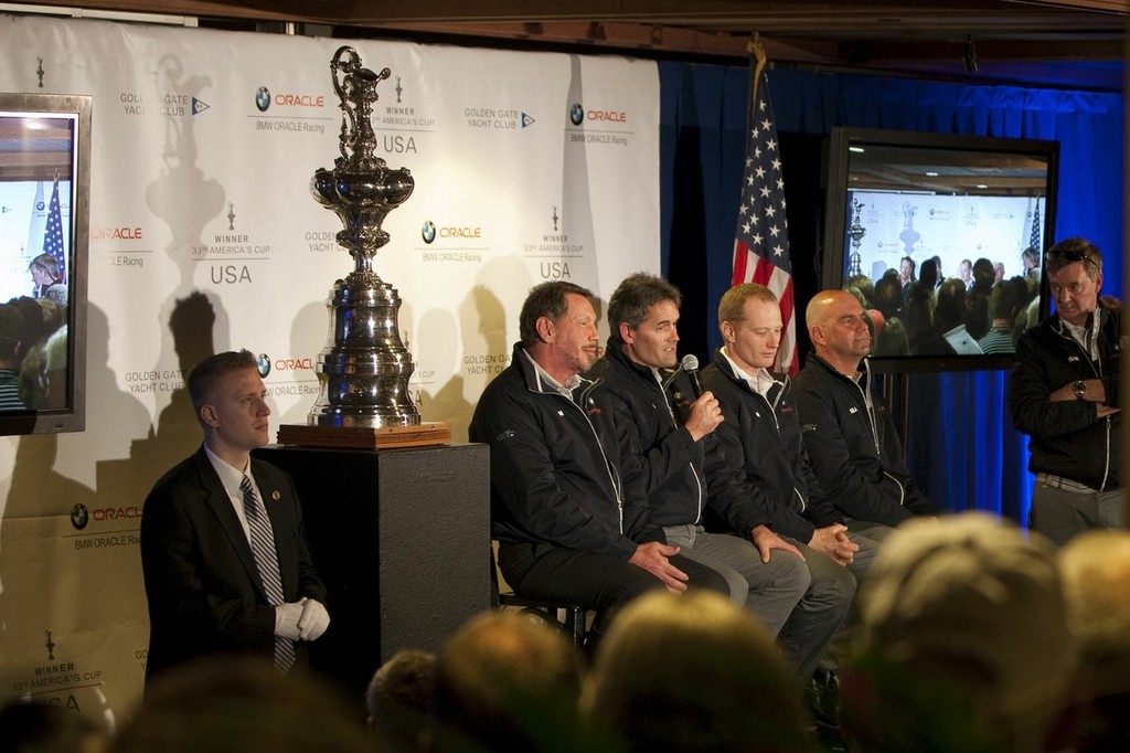 Reception at San Diego YC © BMW Oracle Racing Photo Gilles Martin-Raget http://www.bmworacleracing.com